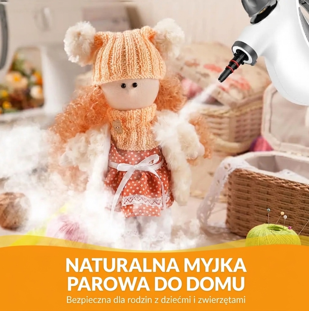 Naturalna myjka parowa do domu